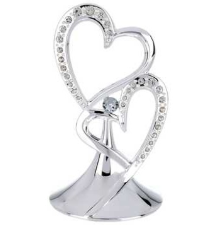 Silver Double Heart Cake Topper w Rhinestones - Fit.png