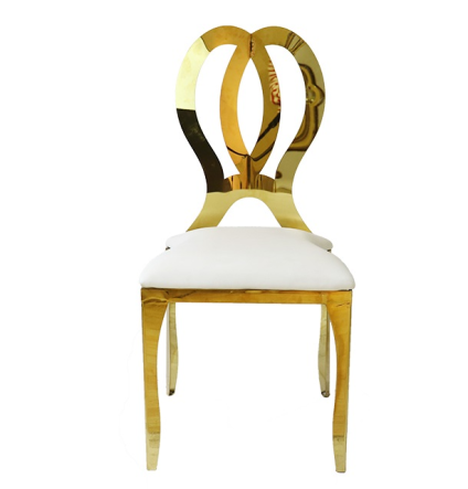 Infinity Chair - Gold - Front - Pearl.png
